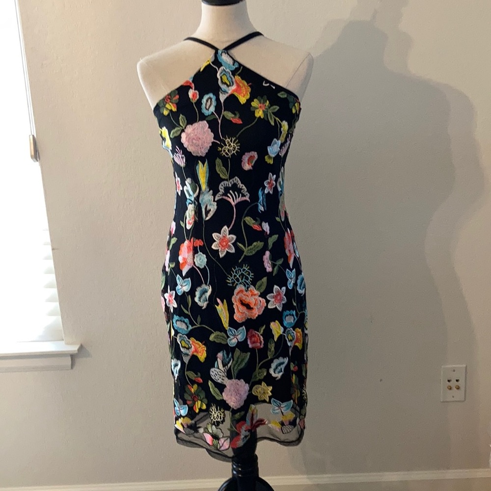 Venus Sleeveless Embroidered summer dress (XS)